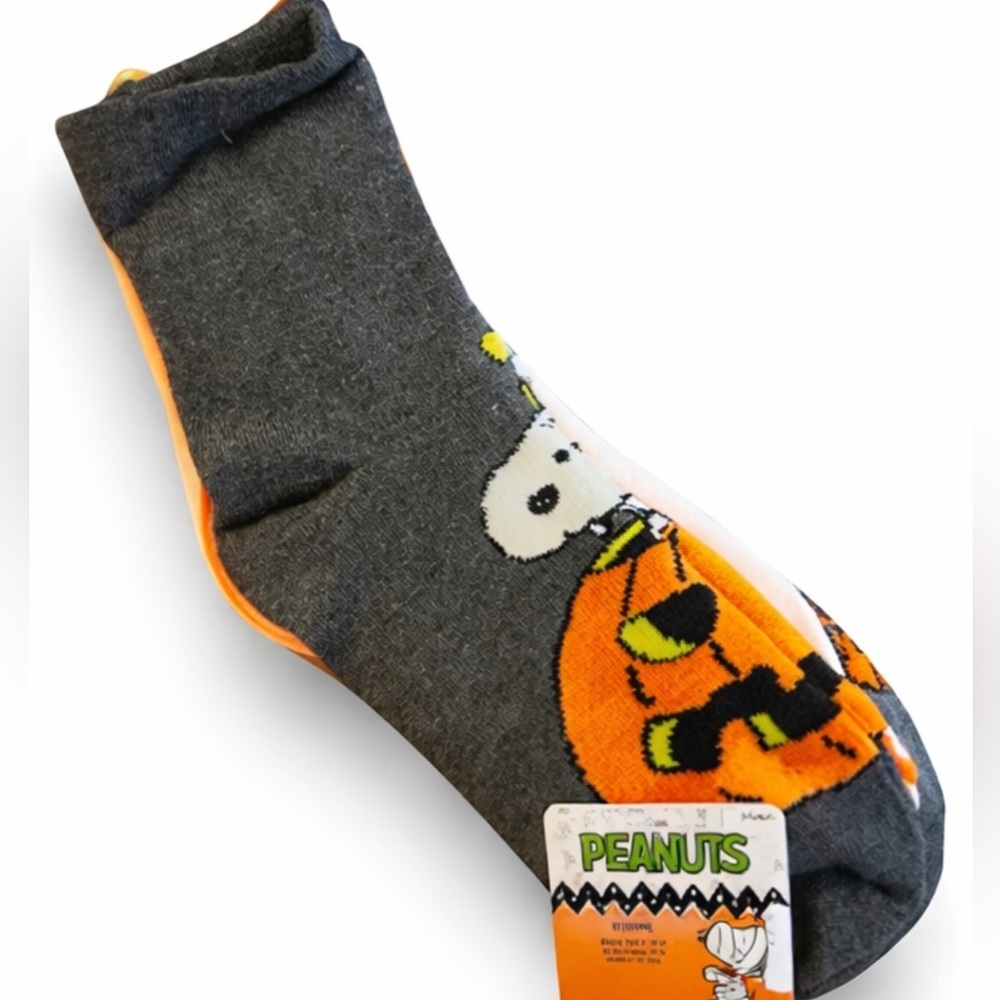 Peanuts Snoopy Halloween Socks Bundle | 5 Pack | NWT | Charlie Brown Pumpkin